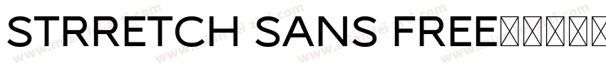 STRRETCH SANS FREE字体转换